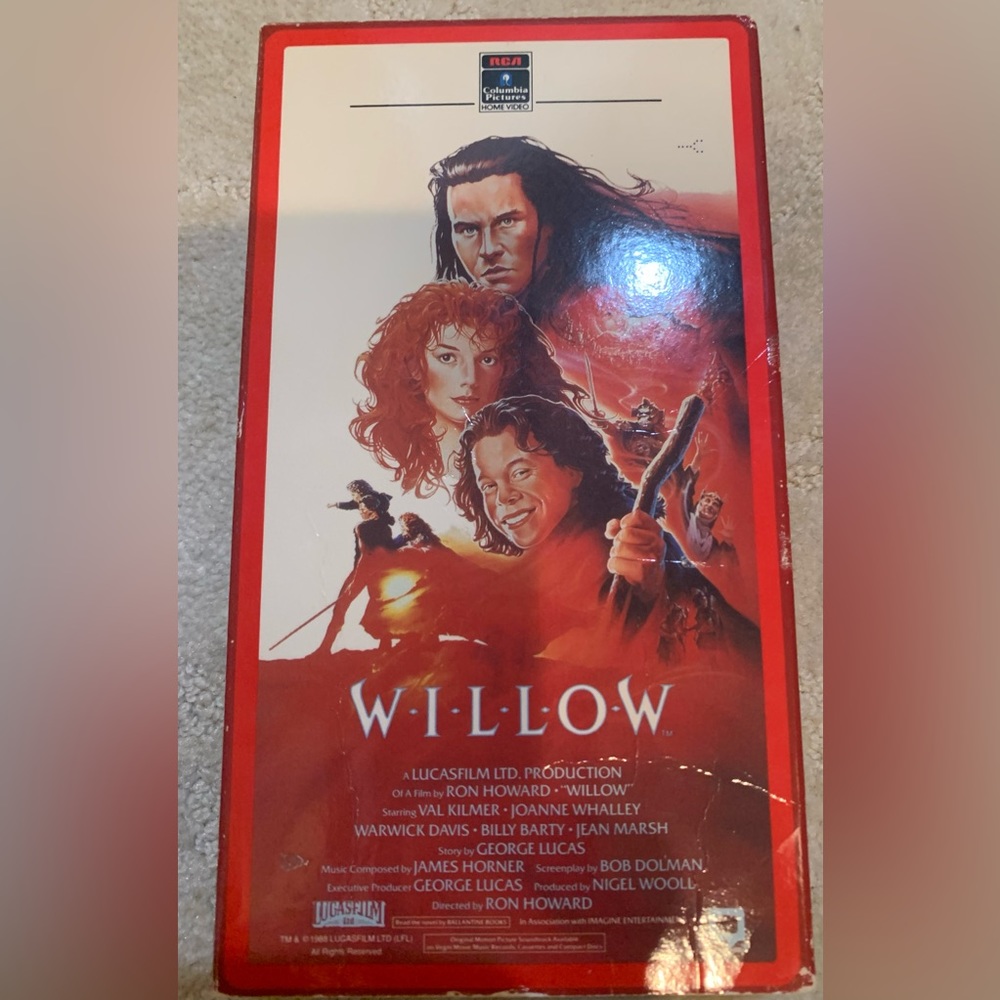 VHS tape: the Movie “Willow”